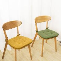 Cojín de algodón suave para el aula, almohadilla relajante para silla, Color sólido, ramio, para el hogar - details 6