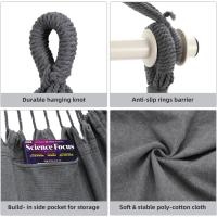 Hamaca Colgante de Algodón Tejido Comodidad con 2 Cojines Instalación Fácil - details 4