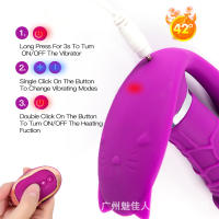 Juguetes sexuales, Llevando un pene Control remoto inal ámbrico para mujeres huevo de salto calentado estimulación del clítoris masturbador Sexo productos para adultos - details 3
