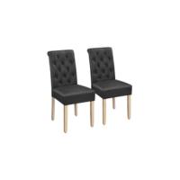 2PCS Sillas de Comedor Voladizas Sillas de Cocina con Respaldo Alto Patas Metálicas Diseño Moderno para Salón Oficina Dormitorio Blanco - details 6