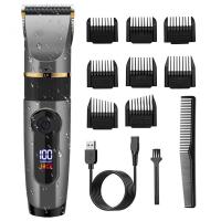 Cortapelos profesional sin cable para hombre, kit ajustable para barba y cuerpo, cortapelos eléctrico recargable, lavable a máquina - details 0