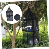 Perchero de Secado de Hierbas de 3 Capas Perchero de Lavandería Portátil para Secar Semillas, Pescado, Verduras, Frutas Soporte de Planta al Aire Libre - details 2