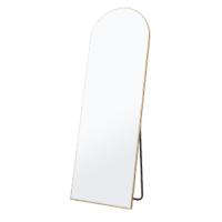 Koonmi Espejo de pie grande de 140 x 40 cm, espejo de cuerpo entero con marco de aluminio, para dormitorio, salón y baño, dorado - details 10
