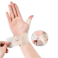 Muñequera protectora de compresión elástica suave, Protector de pulgar Spica Spt, muñequera ligera para deportes de gimnasio - details 4