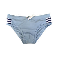 Jessborn calzoncillos de natación para hombre, pantalones cortos de cintura baja a rayas, bañador deportivo para surfear en la playa, primavera caliente - details 15