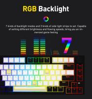 DAREU-Junta con cable para teclado mecánico, interruptor de ensueño con retroiluminación RGB, Botón Multimedia, n-key, antighosting - details 5
