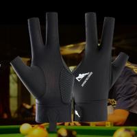 Guante de billar de tres dedosantideslizantepara mano izquierda y derechaelásticotranspirablepara entrenamientoaccesorios de Fitness - details 3