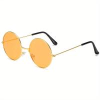 Gafas De Sol De Estilo Retro Para Hombres, Mujeres, Juegos, Fiesas, Regalos, Hippie, Ronda, 90s - details 4