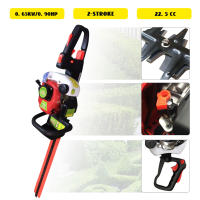 Cortasetos de gasolina, con cuchillas de acero al manganeso de doble cara, silencioso, ideal para trabajos de jardín y aparcamiento - details 2
