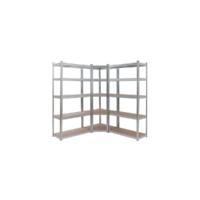 Juego de 3 Estanterías Pesadas Combinación de Talladores Inferiores Capacidad de Carga hasta 875kg - details 12