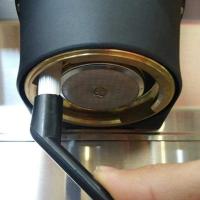 Cepillo de café Espresso, limpiador de cabezal de grupo, herramienta de limpieza de cabezal de fermentación, mango de plástico - details 1