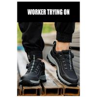 Botas de Seguridad Impermeables Suela de Goma Antideslizante Protección de Trabajo para Hombres y Mujeres Zapatos de Salud y Servicio - details 16