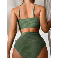 Bikini de cintura alta para mujer TRY JADE Sexy, acolchado con realce, estilo de bañador de primavera/verano - details 10