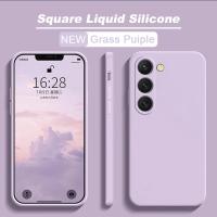 S25 S24 S23 Ultra funda cuadrada de silicona líquida suave para Samsung Galaxy S25 S24 S23 S22 S 25 Ultra Plus S25Ultra fundas de teléfono - details 10