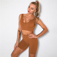 Sujetador deportivo sin costuras para mujer, yoga, correr - details 15