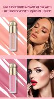 Colorete líquido resistente al agua sin pérdida de color, sombra de ojos iluminadora reparadora, hidratación natural, maquillaje - details 4