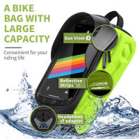 WEST BIKING-bolsa impermeable para teléfono, accesorio sensible a pantalla táctil de 7,0 pulgadas, para cuadro delantero de bicicleta de montaña o carretera - details 2