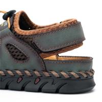 Nuevo modelo 2025Sandalias de verano para hombre, sandalias de malla para exteriores, zuecos suaves, sandalias para hombre, sandalias hechas a mano, sandalias romanas para exteriores - details 6