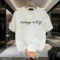 Camiseta de Verano de Algodón Puro de Alta Calidad Estilo Americano de Calle Mayor Corte Oversize - details 4