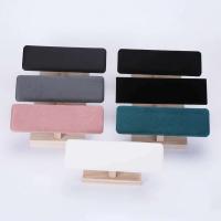 Soporte de Almacenamiento de Joyería de Cuero PU en Forma de T Base de Madera - details 11