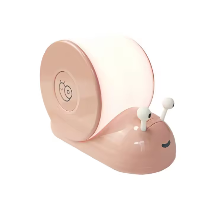 Luz Nocturna de Caracol USB Recargable Lámpara de Animal Lindo para Niños - 1