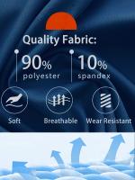 Pantalones casuales de golf de cintura alta para mujer con cremallera y múltiples bolsillos para escalada al aire libre, pantalones cortos deportivos de secado rápido - details 14