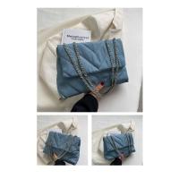 Bolso Vaquero De Mujer, Bolso De Hombro Azul, Maletín, Bandolera, Gran Capacidad, Bolso De Calle - details 23
