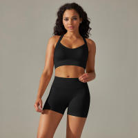 Conjunto de yoga para mujer, leggings y top de cintura alta, chándal sin costuras, tres conjuntos de entrenamiento para ropa de gimnasio - details 11