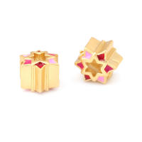 Pulseras de Brass Dorado Mate 4PCS Grande Agujero Abalorios para Hacer Joyas DIY - details 68