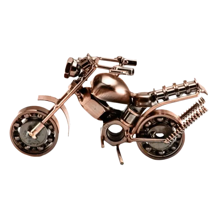 Modelo de Hierro, Regalo de Amantes de las Motos para Colección de Decoración de Arte o Escritorio - 1