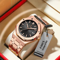 POEDAGAR-Reloj original para hombres con impermeable luminoso Calendarios moda reloj de cuarzo lujo - details 5