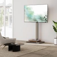 Soporte TV de Madera con Base Ajuste de Altura, Giro, Gestión de Cable para Pantallas de 32 a 70 Pulgadas - details 13