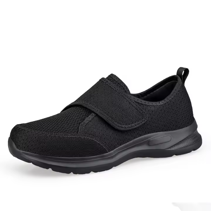 Venta caliente zapatos de verano para hombres y mujeres de la versión ancha con velcro, zapatos para caminar, zapatos deportivos de malla transpirable ligera, zapatos casuales para hombres. - 1