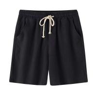 Pantalones cortos elásticos de color liso para hombre, pantalones deportivos de algodón o pantalones para correr, ropa deportiva para hombre - details 0