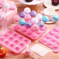 Molde para paletas de silicona de 12 orificios, moldes para pasteles con bolas de hielo y gelatina de Chocolate, molde reutilizable para postres horneados, molde antiadherente, herramientas de cocina - details 2