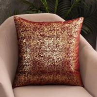 Funda de Cojín de Terciopelo Dorado de Lujo Dimensión 45x45cm Diseño de Patrón - details 3