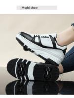 Zapatos de Patinaje de Cuatro Ruedas para Niños y Niñas Deportes Casuales al Aire Libre Tobogán y Acolchado Estudiantes Escolares - details 5