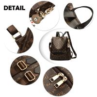Mochila versátil de las señoras de la historieta del cuero suave del bolso de escuela de la moda - details 4