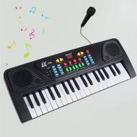 Piano Electrónico de un solo canal de 37 teclas, con micrófono, teclado portátil para educación musical, juguete inicial para niños y niñas - details 4