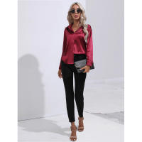 Camisa de satén para mujer, blusa de manga larga, nuevo estilo primavera/verano, ropa de mujer - details 54