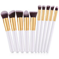 Brochas de maquillaje de alta calidad 10 piezas Kit profesional completo Cosméticos para mujeres con sombra de ojos y instrumentos de maquillaje - details 2