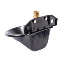 Cuenco de agua automático para ovejas, bebedero de hierro fundido para cabras y corderos, cuenco de agua con válvula de cobre, tubería de 20mm, equipo de alimentación para granja - details 2