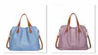Bolso de piel auténtica para mujer, bandolera de hombro de diseñador de lujo, Color sólido, a la moda - details 4