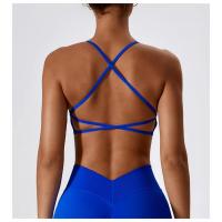 Sujetador deportivo sin costuras con espalda cruzada, agradable al tacto y de alta calidad para mujer - details 9