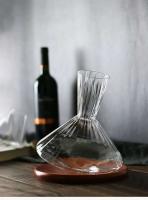 Vaso de regalo giratorio de 360 ​​grados de vidrio de alta calidad, separador de vino de 1500 ml, botella de whisky y champán para bar en casa - details 1