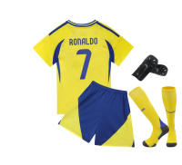 Camiseta de fútbol del club Riyadh Home 24-25 Amarilla No.7 para niños y adultos, tallas 14-3XL para adultos - details 5