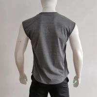Chaleco de gimnasio de malla de verano para hombre, camiseta sin mangas deportiva holgada de secado rápido para ejercicio físico, camiseta sin mangas para culturismo - details 7
