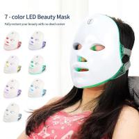 Mascarilla de belleza para el cuidado de la piel, rejuvenecimiento de fotones LED, recargable, 7 colores, estiramiento Facial en casa, blanqueamiento - details 2