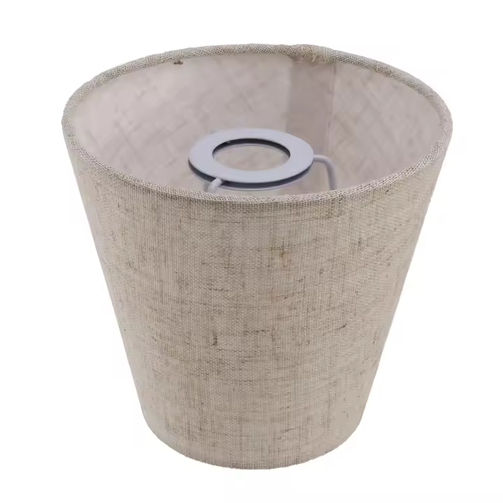 Pantalla de lámpara pequeña, cubierta de tela para lámpara, lámpara de araña, cubierta antipolvo, accesorio de lámpara de tela para lámpara de mesa y luz de suelo - 1