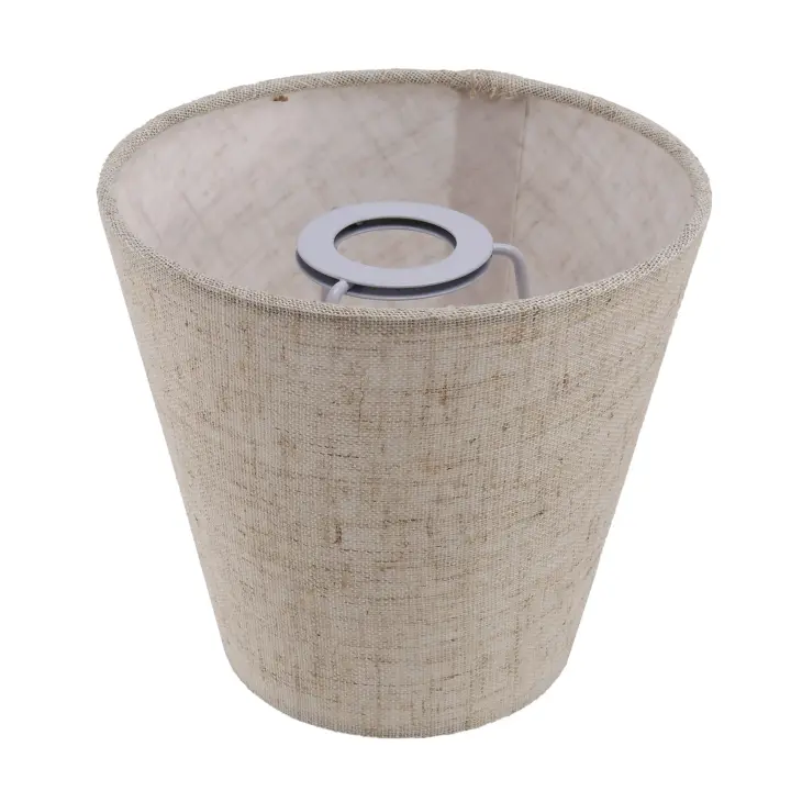 Pantalla de lámpara pequeña, cubierta de tela para lámpara, lámpara de araña, cubierta antipolvo, accesorio de lámpara de tela para lámpara de mesa y luz de suelo - 1